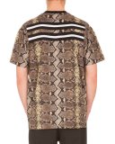 Columbian-Fit Snakeskin-Print T-Shirt, Multicolor