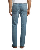 Straight-Leg Airweft Denim Jeans, Unwound