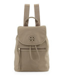 Slouchy Nylon Backpack, Porcini
