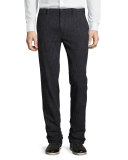 Donegal Soft Tailoring Pants, Charcoal Blue