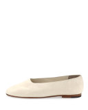 Maxwell Leather Flat
