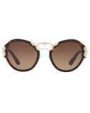 Gradient Acetate Butterfly Sunglasses