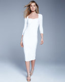 Custom Collection: Serenity 3/4-Sleeve Sweetheart Knee-Length Cocktail Dress 