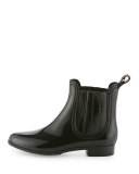 Kada Rubber Rain Bootie, Black