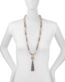 Shanti Moonstone and Agate Necklace