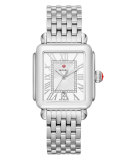 Deco Madison Stainless Steel Watch Head with Diamonds