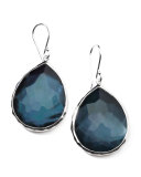 Sterling Silver Wonderland Teardrop Earrings in Indigo