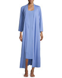 Shangri La Long Jersey Nightgown, Iris