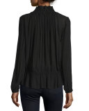 Jagger Gauzy Ruffled Blouse