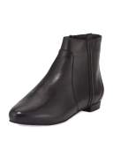 Wiley Leather Ankle Boot, Black