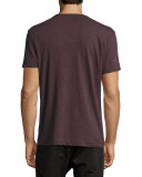 Gaskell Nebulous V-Neck T-Shirt, Dark Red