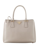 Saffiano Gardner's Tote Bag, Gray (Argilla)