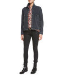 The Skinny Skinny Coated Jeans, Black