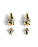 Mini Double Titan Crystal Earrings