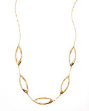 14k Elite Jetset Marquise Crystal Necklace
