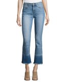 Jane Mid-Rise Flare-Leg Jeans, Indigo