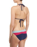 Marguerite Colorblock Halter Swim Top