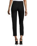Lindley Skinny Ankle Pants, Black