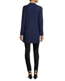 Sleek Ribbed Long Cardigan