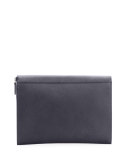 Leather Portfolio Case, Blue
