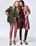 Clairene New Divide Open-Front Coat, Pine