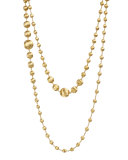 18K Gold Africa Necklace, 48"