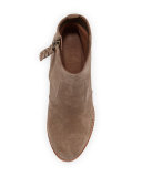 Dalton Suede Western Bootie, Charcoal