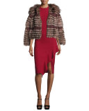 Toscana Fur Coat w/Suede Fringe