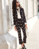 Stardust Rowan Floral-Print Tie-Neck Blouse