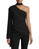 Briah One-Shoulder Tie-Side Top