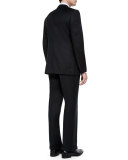 Solid Two-Piece Suit, Black