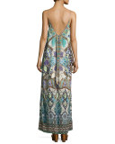 Embellished Layered Maxi Dress, Casablanca