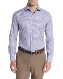 Monterey Multi-Check Oxford Shirt, Pomegranate