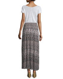 Lata V-Neck Linen Tee