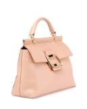 Viv Cabas Medium Top-Handle Satchel Bag, Nude