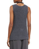 Fisher Project Open-Weave Jersey Shell 
