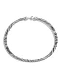 Cable Buckle Bracelet with Diamonds