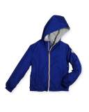 New Urville Zip-Front Raincoat, Size 4-6