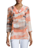 Zelah Silk Printed Blouse