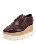 Elyse Star Platform Creeper, Bordeaux/Plum