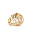 Orbital Spiral Cocktail Ring