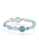 Rock Candy Mixed-Stone Bangle in Blue Star