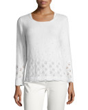 Girocollo Leaf Caye Cashmere Jacket