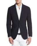 Solid Linen Sport Shirt, White