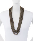 Sparkle Knit Scarf Necklace