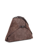 Ai Medium Reversible Shoulder Bag, Mocha