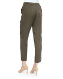 Lightweight Twill Ankle Pants 