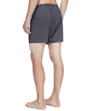 Plaza Pindot Boxer Shorts, Navy 