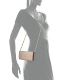 Saffiano Wallet on Chain, Blush (Cammeo)