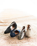 Natalia d'Orsay Demi-Wedge Pump, Graphite